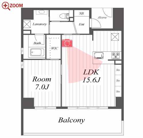 RESIDENCE KIKUZAKA 間取り
