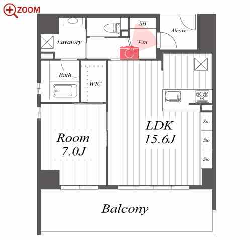 RESIDENCE KIKUZAKA 間取り