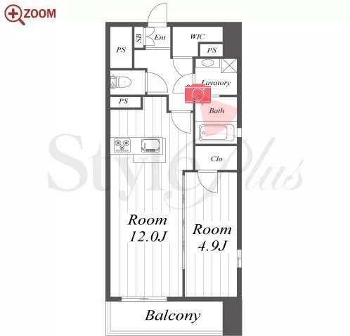オープンレジデンシア久屋大通THE COURT 間取り