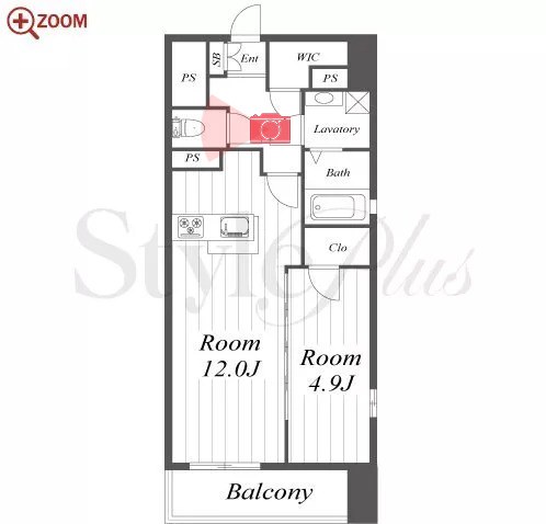 オープンレジデンシア久屋大通THE COURT 間取り