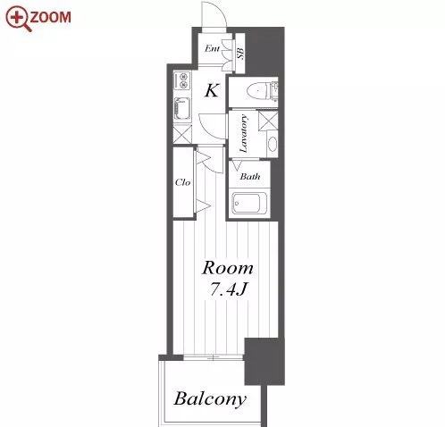 S-RESIDENCE名駅南 間取り