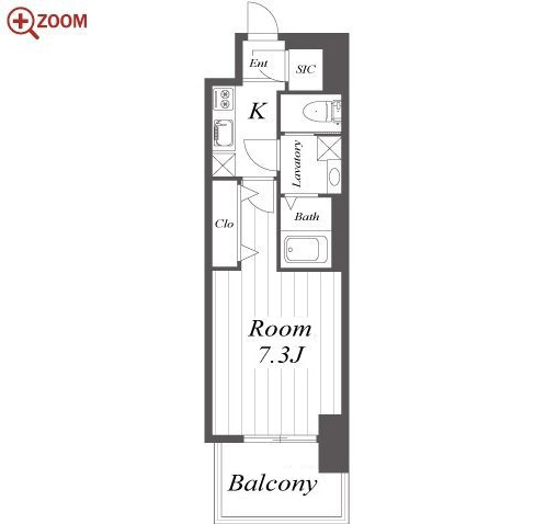 S-RESIDENCE名駅南 間取り
