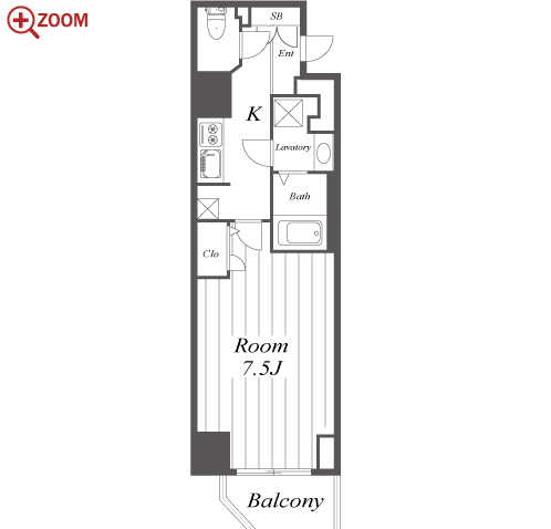 S-RESIDENCE名駅 間取り