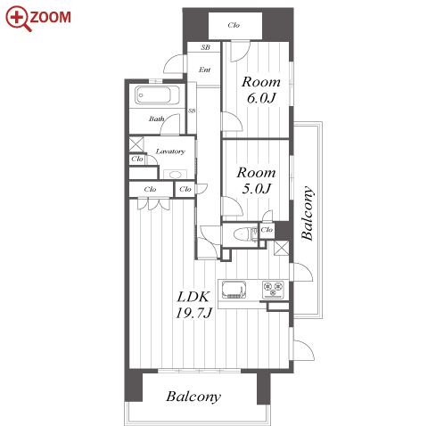 THE SAKAE RESIDENCE 間取り