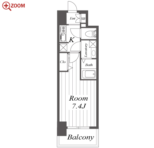 S-RESIDENCE浄心 間取り