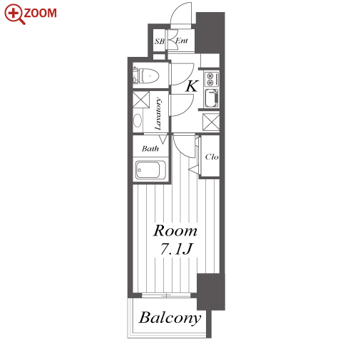 S-RESIDENCE浄心 間取り