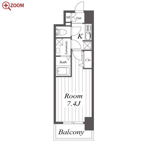 S-RESIDENCE浄心 間取り