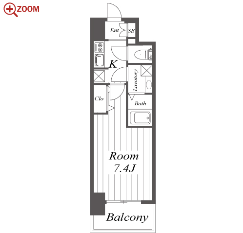 S-RESIDENCE浄心 間取り