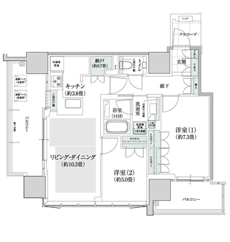グランドメゾン久屋大通 間取り