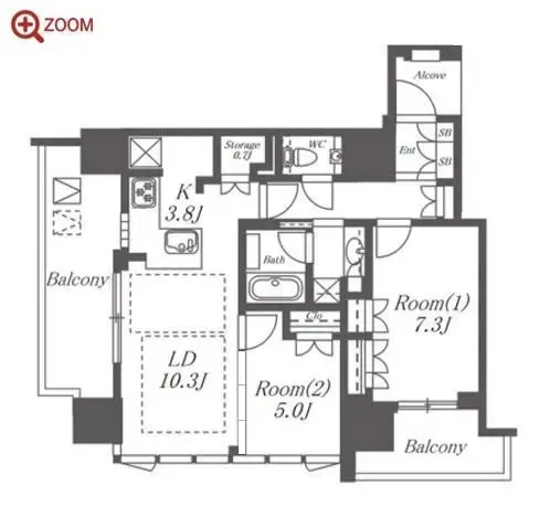 グランドメゾン久屋大通 間取り