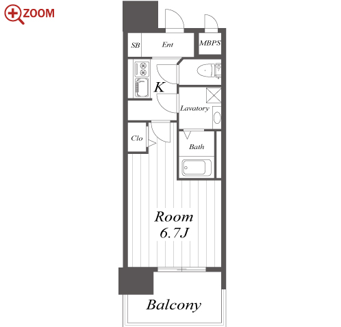 S-RESIDENCE上前津 間取り