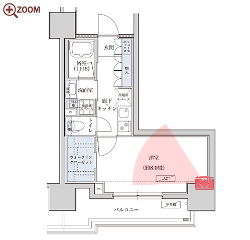 グラン・アベニュー鶴舞公園 間取り