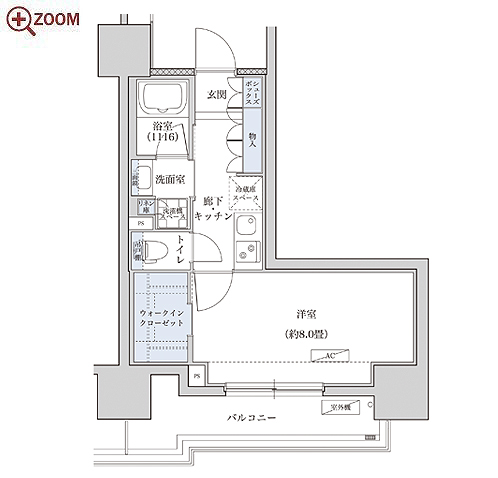グラン・アベニュー鶴舞公園 間取り