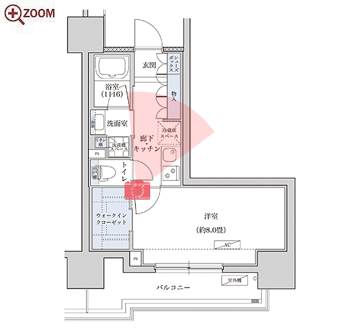 グラン・アベニュー鶴舞公園 間取り