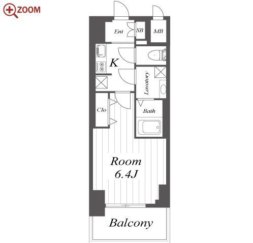 S-RESIDENCE平安通 間取り