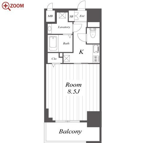 S-RESIDENCE平安通 間取り