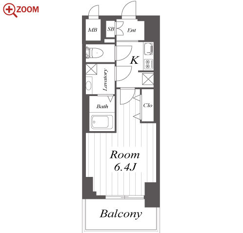S-RESIDENCE平安通 間取り