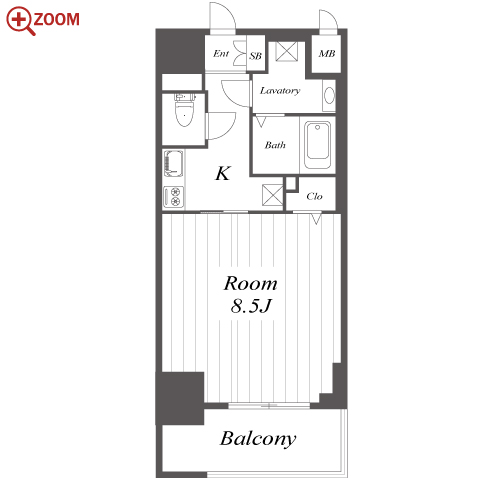 S-RESIDENCE平安通 間取り