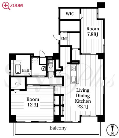 PREMIER IMMEUBLE 間取り