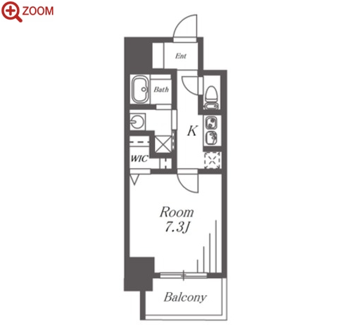 S-RESIDENCE今池駅前 間取り