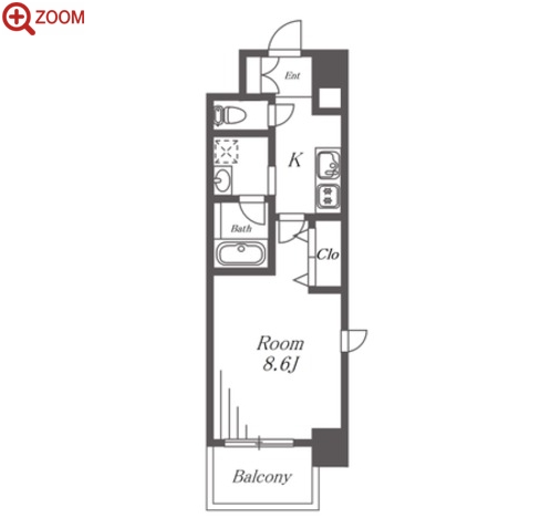 PURE RESIDENCE 名駅南 間取り
