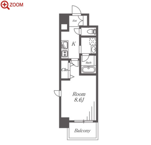 PURE RESIDENCE 名駅南 間取り