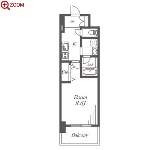 PURE RESIDENCE 名駅南 間取り