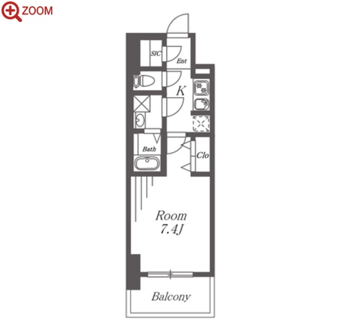 S-RESIDENCE池下駅前 間取り