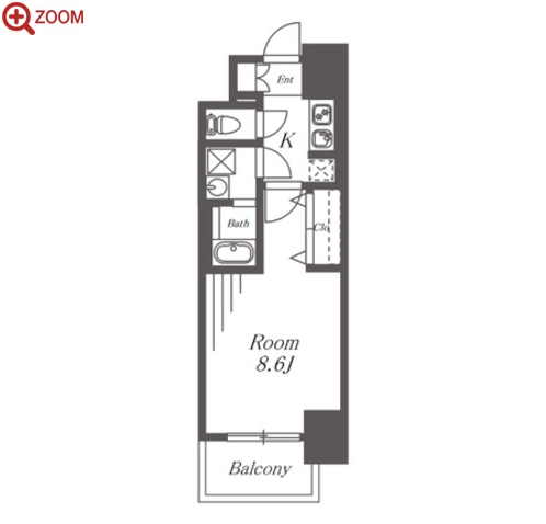 S-RESIDENCE金山West 間取り