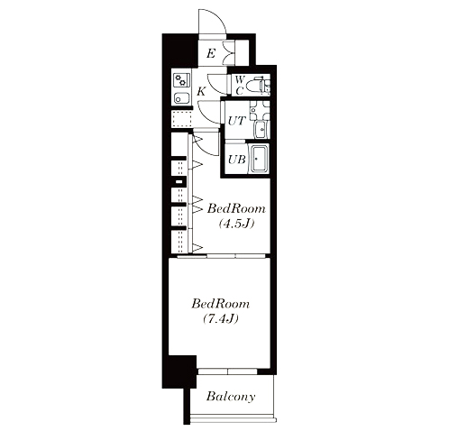 S-RESIDENCE六番町 間取り
