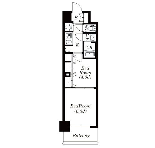 S-RESIDENCE六番町 間取り