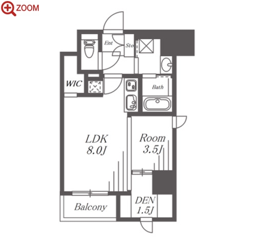 The 9th Residence Sakae Side 間取り