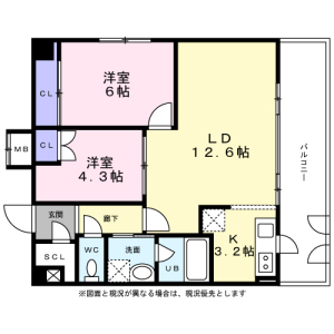 KDX千早レジデンス 間取り