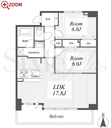 茶屋ヶ坂ライズ 間取り