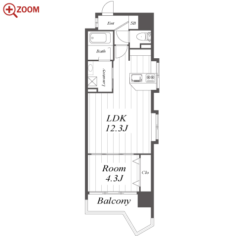 シャトー&ホテル名駅南1st 間取り