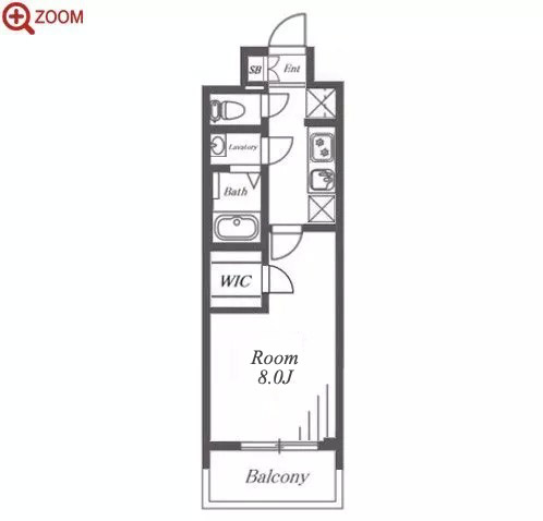 プレサンスジェネ上前津 間取り