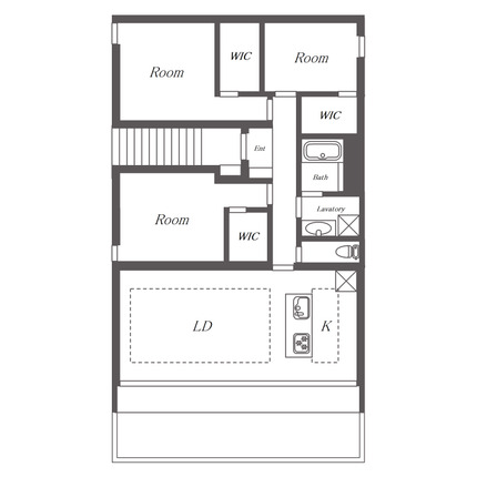 HARVEY RESIDENCE日和 間取り
