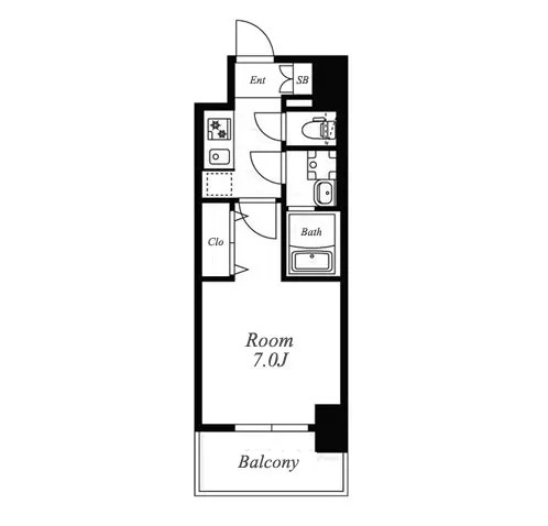 S-RESIDENCE尾頭橋clarity 間取り