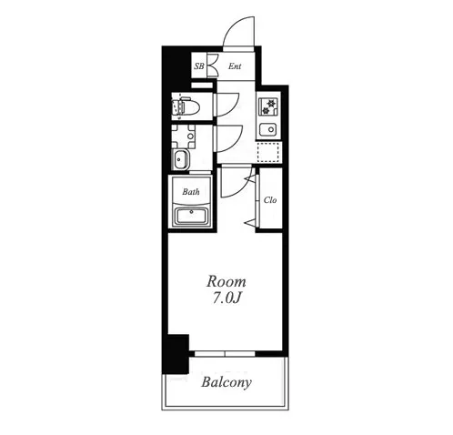 S-RESIDENCE尾頭橋clarity 間取り