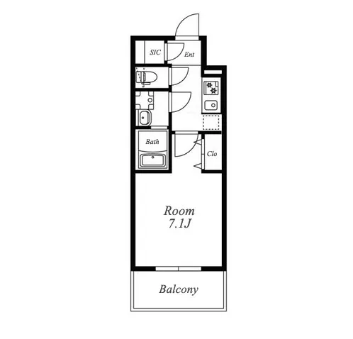 S-RESIDENCE尾頭橋clarity 間取り