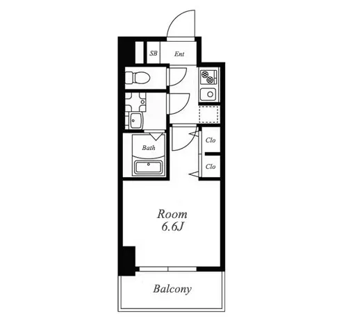 S-RESIDENCE今池arcana 間取り
