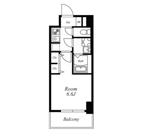 S-RESIDENCE今池arcana 間取り