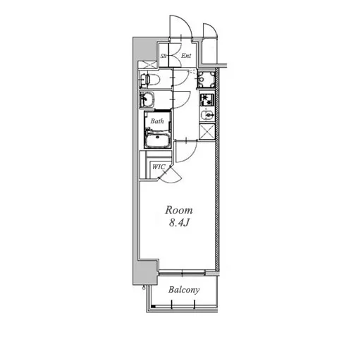 S-RESIDENCE今池beleta 間取り