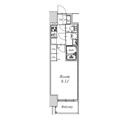 S-RESIDENCE金山altano 間取り