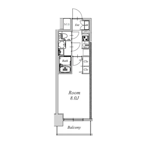 S-RESIDENCE金山altano 間取り