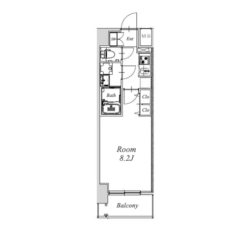 S-RESIDENCE金山altano 間取り