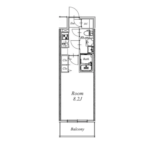 S-RESIDENCE金山altano 間取り