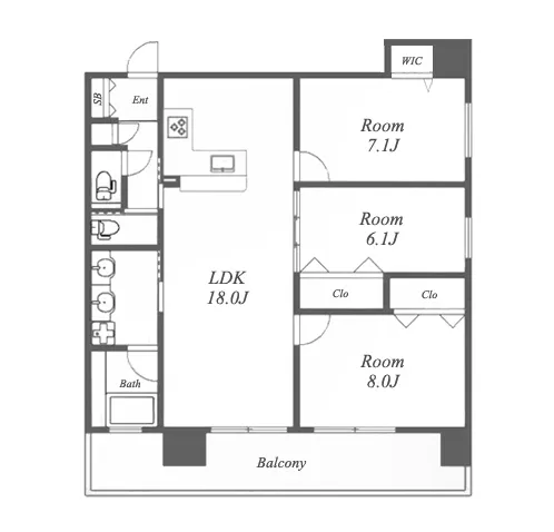 さくらHills ROKUBAN Platinum Residence 間取り