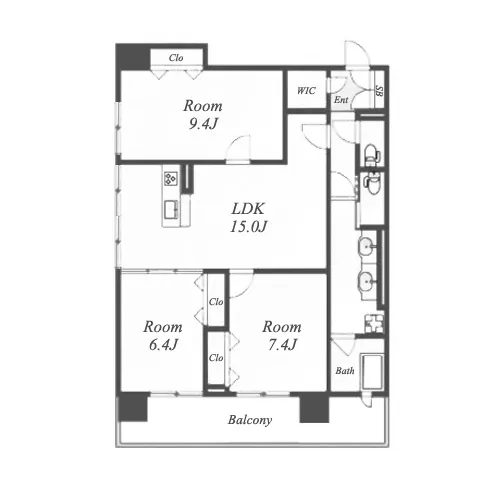 さくらHills ROKUBAN Platinum Residence 間取り