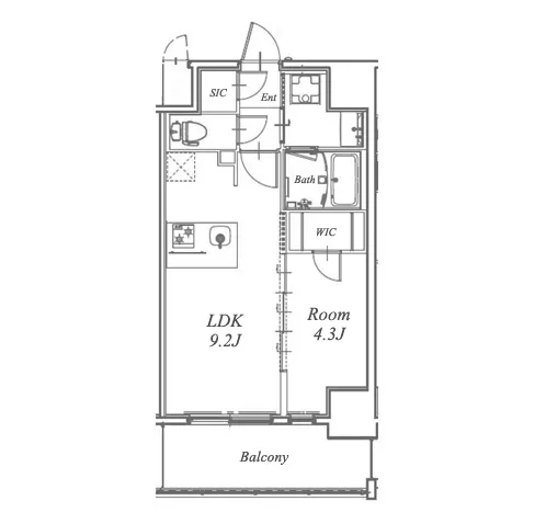 S-RESIDENCE金山epure 間取り